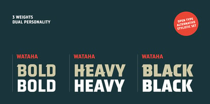 Wataha Font Poster 3