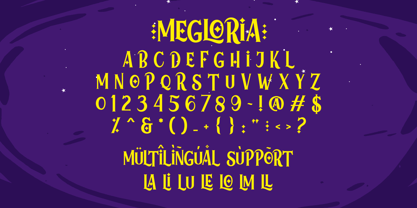 Megloria Font Poster 7