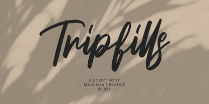 Tripfills Font Poster 1