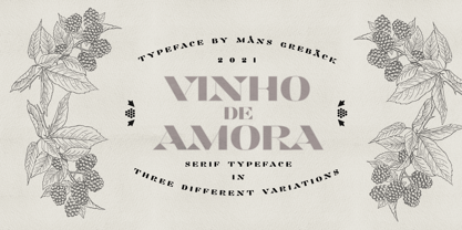 Vinho De Amora Font Poster 1
