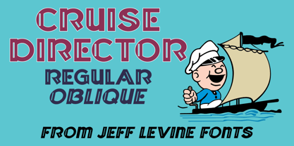 Cruise Director JNL Font Poster 1
