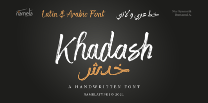 Khadash Font Poster 1