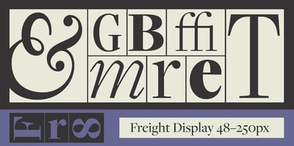 Freight Display Pro Font Poster 1