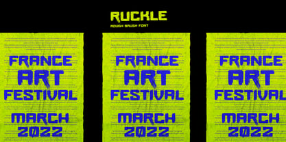 Ruckle Font Poster 5