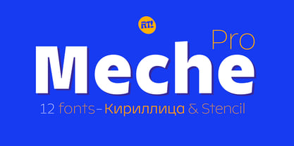 Meche Pro Font Poster 1