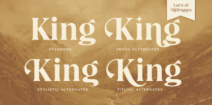 Kings Valley Font Poster 10