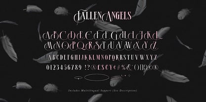 Fallen Angels Font Poster 7