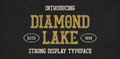 Diamond Lake Font Poster 1