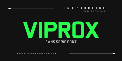 Viprox Font Poster 1