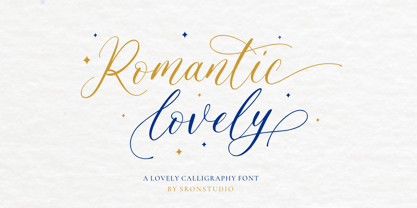 Romantic Lovely Font Poster 1