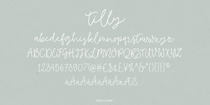 Tilly Font Poster 6