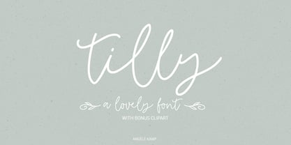 Tilly Font Poster 1