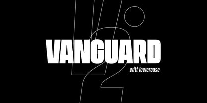 Vanguard CF Font Poster 1