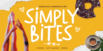 Simply Bites Font Poster 1