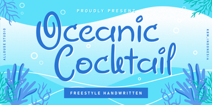 Oceanic Cocktail Fuente Póster 1