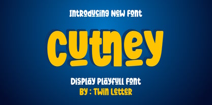 Cutney Font Poster 1