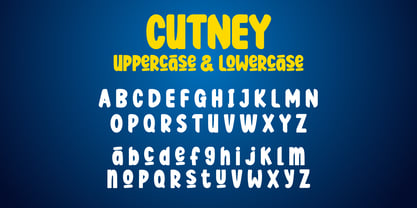 Cutney Font Poster 12