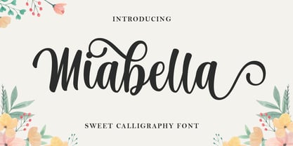 Miabella Font Poster 1