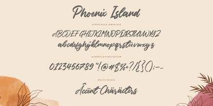Phoenix Island Font Poster 6