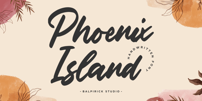 Phoenix Island Font Poster 1