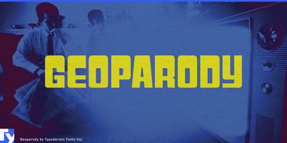 Geoparody Font Poster 1