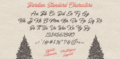 The Bardian Font Poster 4