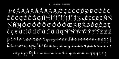 Engrave Font Poster 9