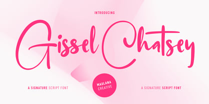 Gissel Chatsey Font Poster 1