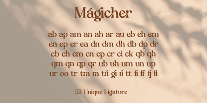 Magicher Font Poster 11