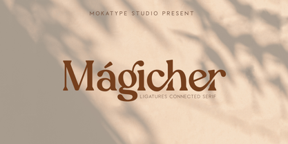 Magicher Font Poster 1