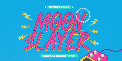 Moon Slayer Font Poster 1
