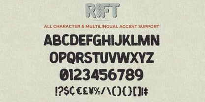 Rift Font Poster 7