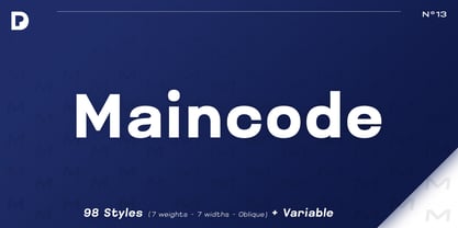 Maincode Font Poster 1