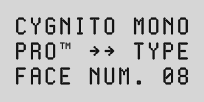 Cygnito Mono Pro Font Poster 1