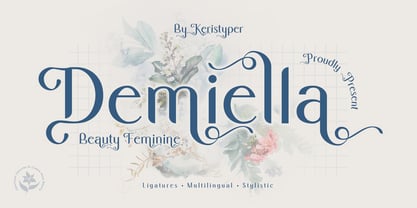 Demiella Font Poster 1