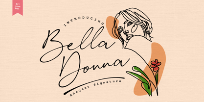 Bella Donna Font Poster 1