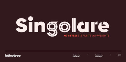 Singolare Font Poster 1