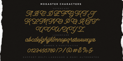 Mogaster Font Poster 7