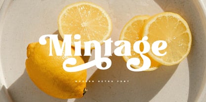 Mintage Font Poster 1