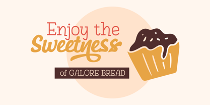 Galore Snack Font Poster 4