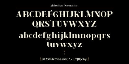 Melothias Font Poster 5