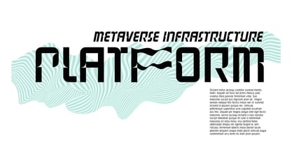 Metaverse Display Font Poster 7