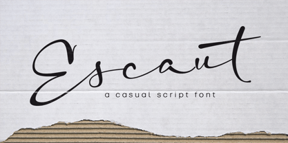 Escaut Font Poster 1