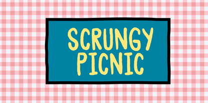 Scrungy Picnic Police Poster 1