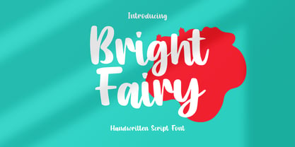 Bright Fairy Font Poster 1