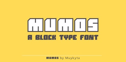 Mumos Font Poster 1