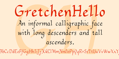 GretchenHello Font Poster 2