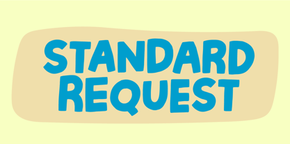 Standard Request Font Poster 1