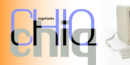 Chiq Pro Font Poster 1