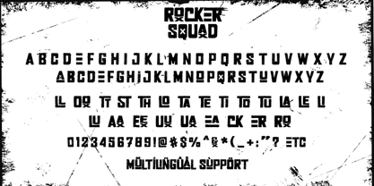 Rocker Squad Font Poster 6